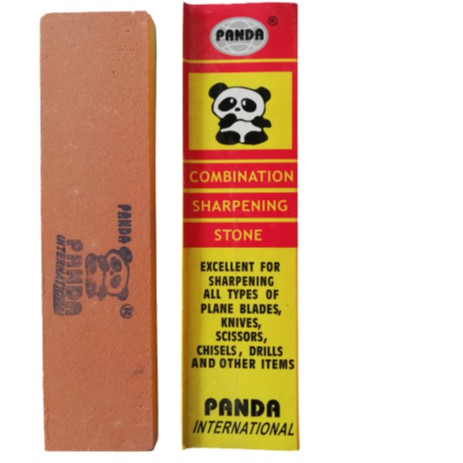 BATU ASAHAN PISAU PANDA 8 INCH / 20 CM BIRU MERAH CIKARANG JAWA BARAT KAWIAGUNG