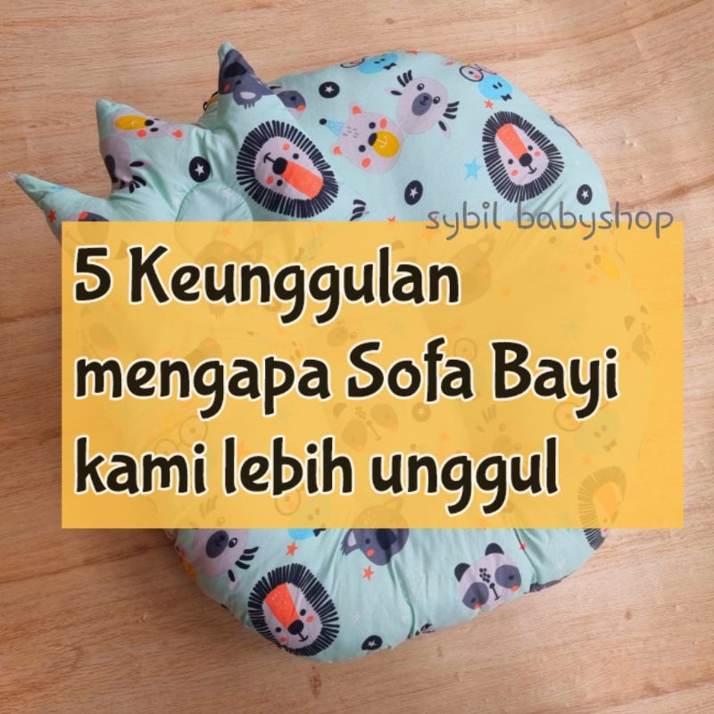 SOFA BAYI Free Tas &amp; Bantal / 2in1 Multifungsi Kasur Bayi / Kasur mobil / Sofa Travelling Jumbo