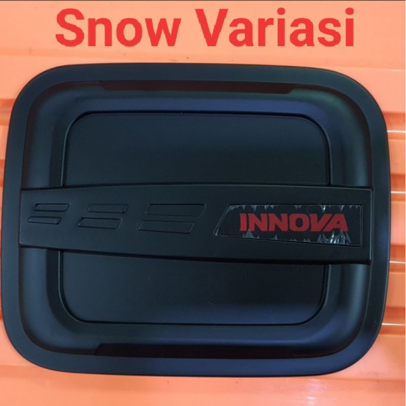 Tank cover elegant hitam doff Innova lama tahun 2005-2015