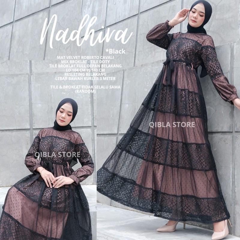 dotty dress bAju kondangan asmirandah dress / BAJU BROKAT MURAH / GAMIS BROKAT MURAH / BAJU BROKAT S