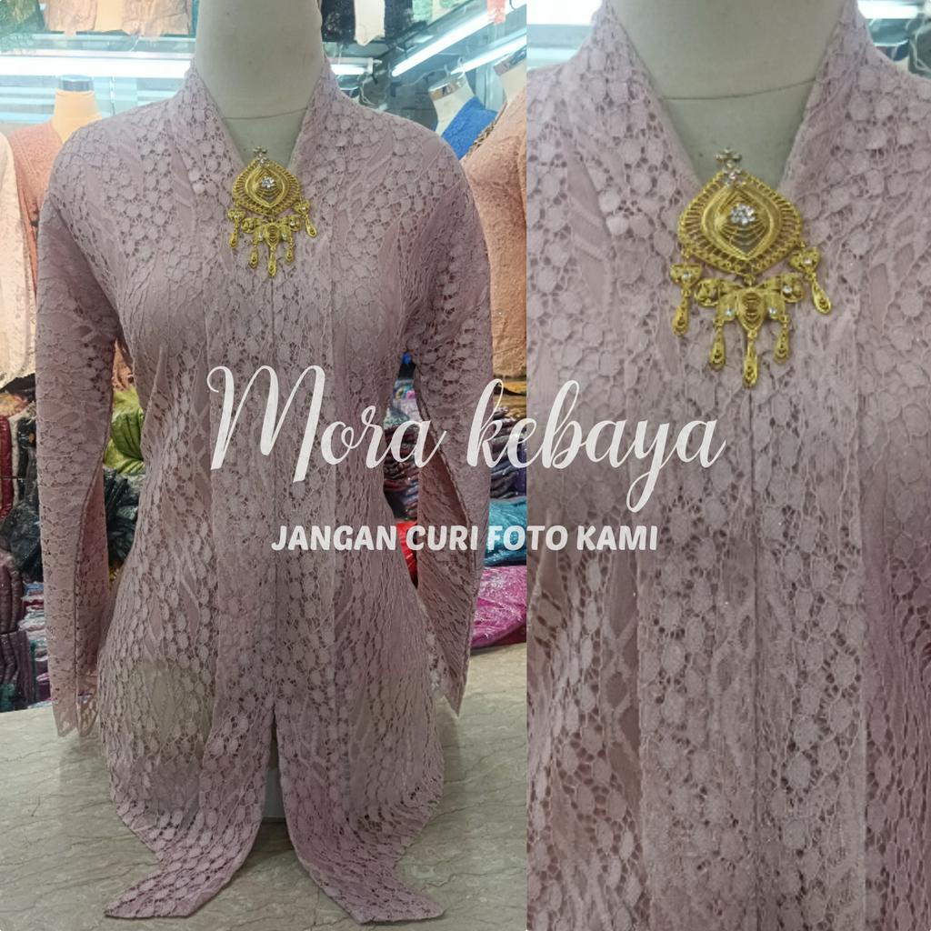 Kebaya encim modern Resleting depan/kebaya kartini premium/ kebaya encim