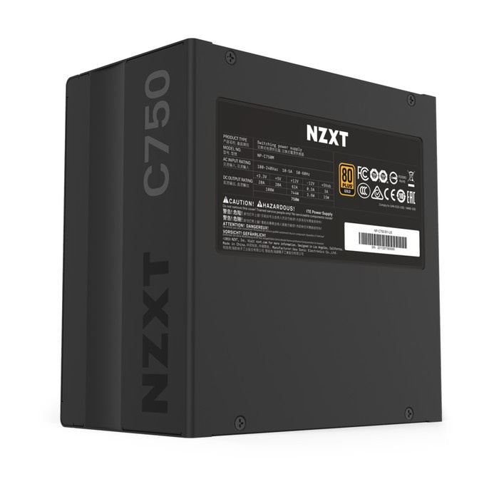 NZXT C Series C750 750W 80+ Gold Fully Modular - 10 Year Warranty