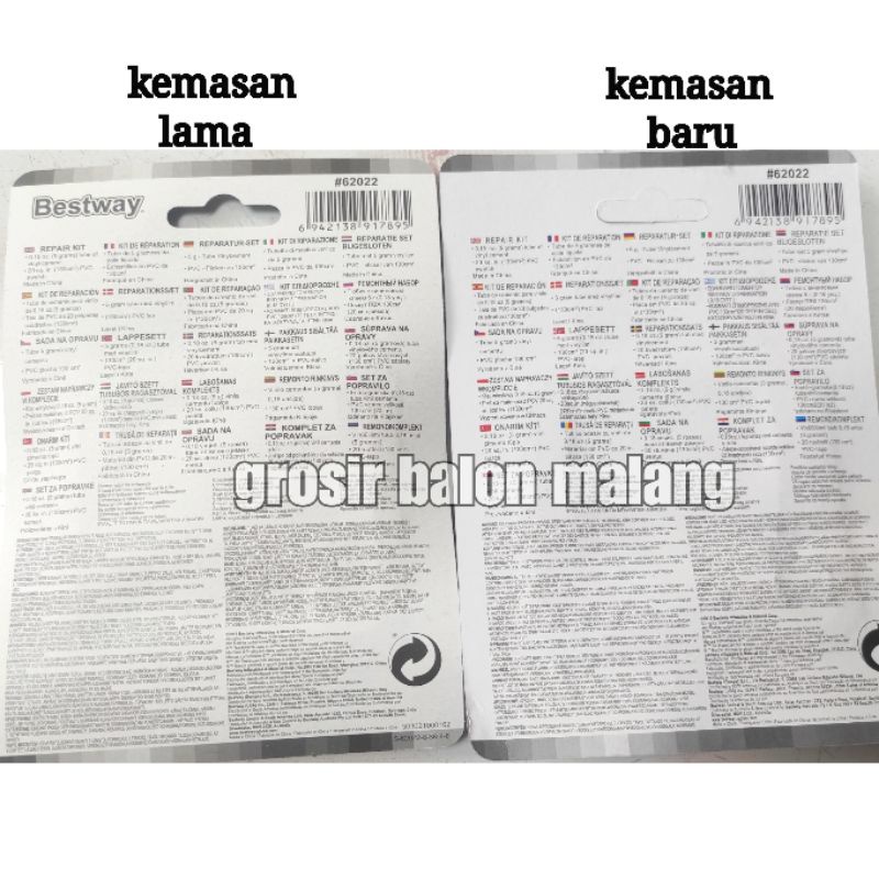 Lem Kolam renang / repair kit / tambal ban renang bestway