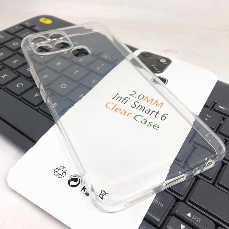 CLEAR CASE 2MM ORIGINAL INFINIX SMART6  HOT9 HOT10 PLAY HOT11s nfc notte11nfc SILIKON PREMIUM