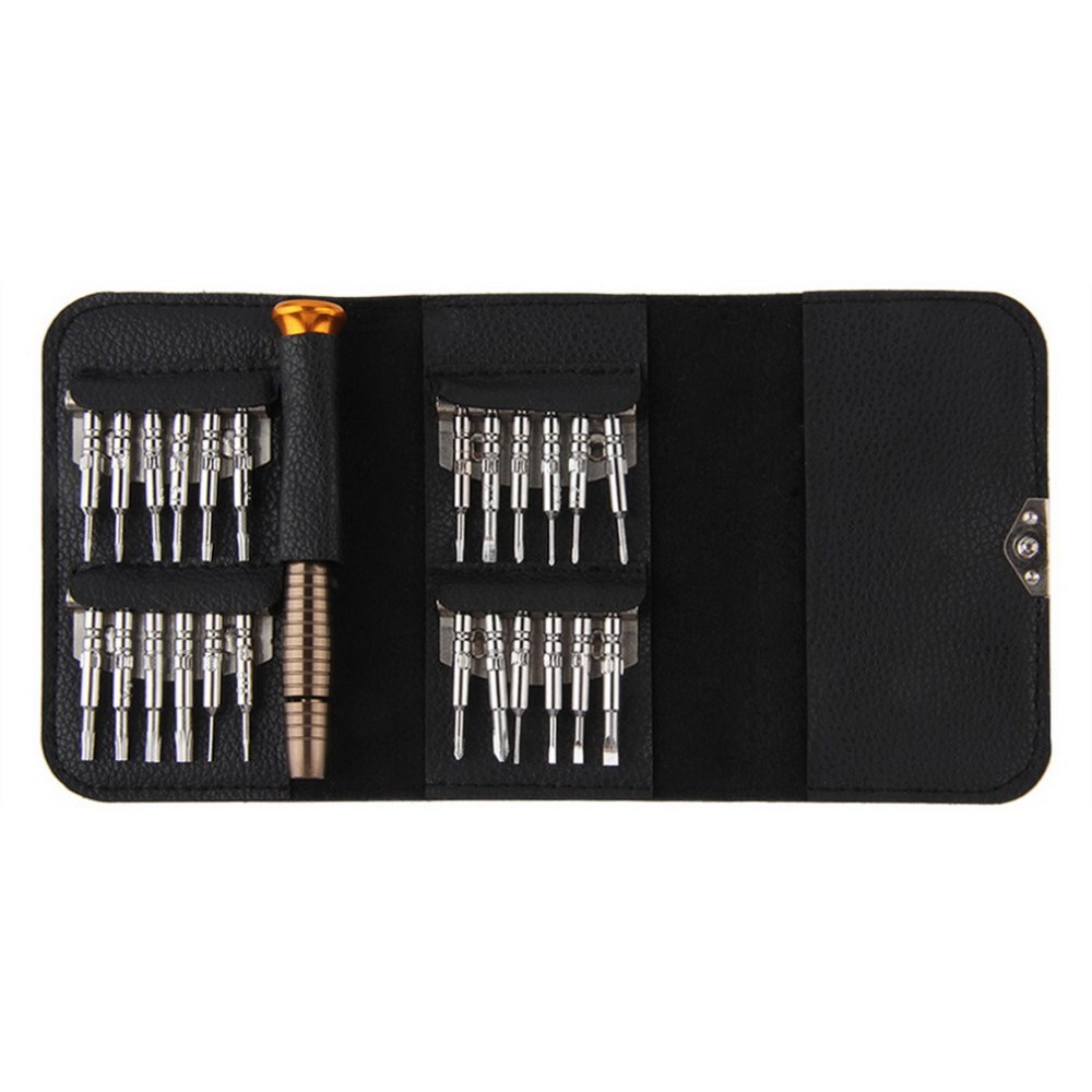 Taffware Obeng Reparasi Torx Set 25 in 1 Untuk iPhone 4/5/6/6 Plus - JN00021 - Black