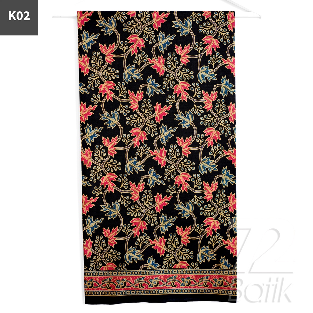 KAIN BATIK PREMIUM Bahan Katun Motif Daun Pepaya Warna Hijau 722223 Cap 72 Jarik Jarit Samping Kebat Panjang Batik Katun Modern Premium Bahan Seragam Batik Pernikahan Kantor Keluarga Murah Kamen Jadi Batik Bali Lembaran