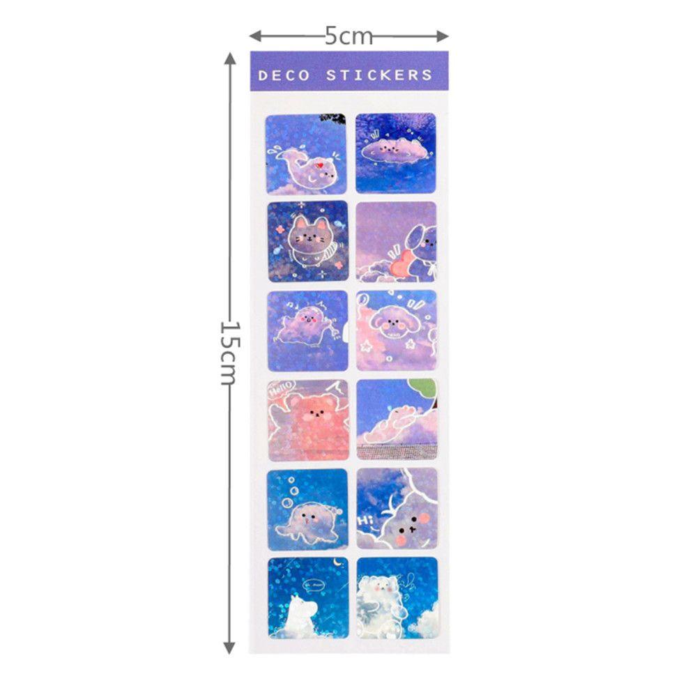 R-flower Cute Kawaii Stationery Journaling Memo Pads Sticky Notes Perekat Kotak Stiker Label