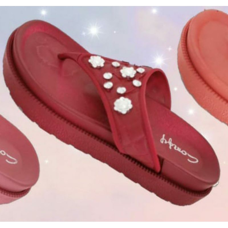 Home-XAVELA Sandal Wedges Fashions Wanita CF 5156