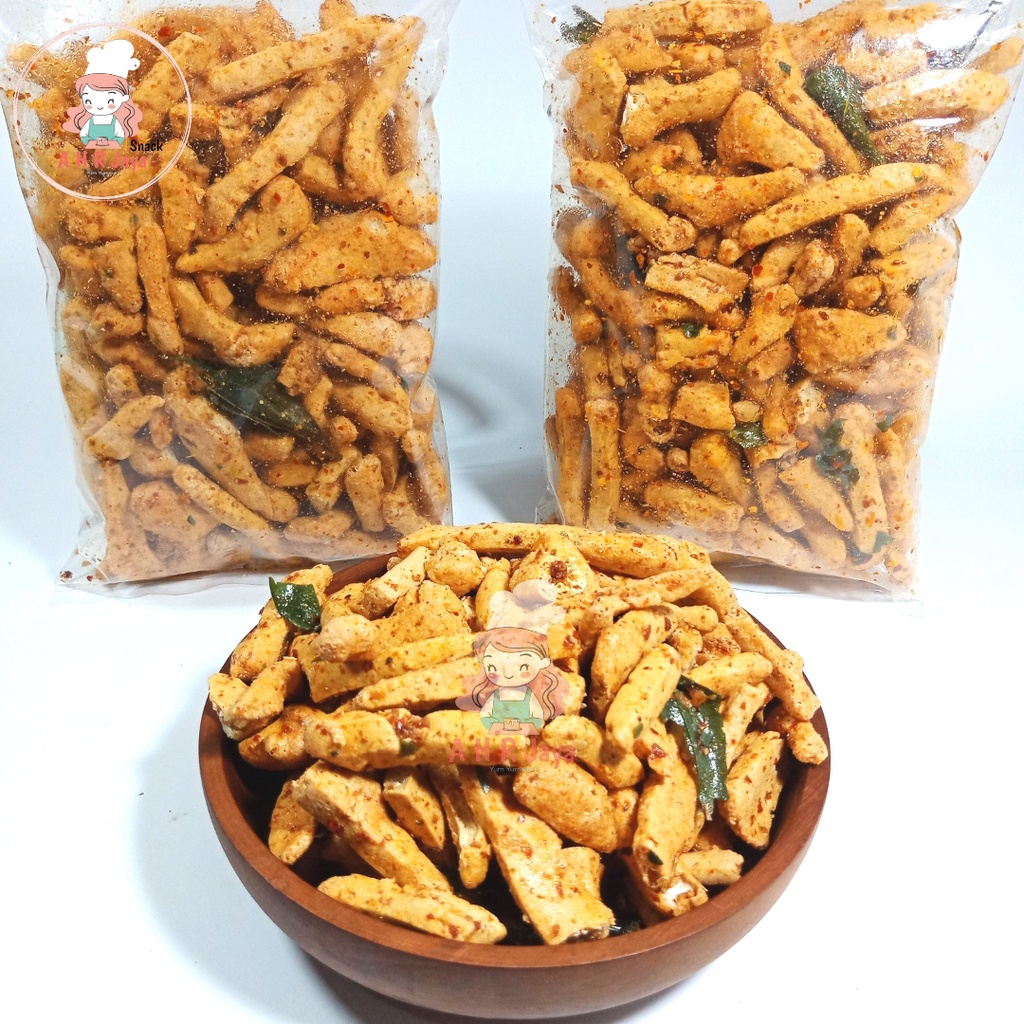 

Basreng baso goreng stik pedas daun jeruk isi 1 KG / BASRENG STIK / BASRENG LEBAR / BASRENG BASO GORENG STIK DAUN JERUK / PEDAS /gurih renyah keriuk aroma daun jeruk