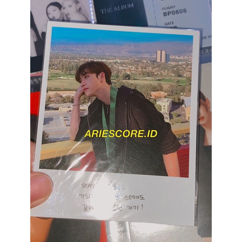 [ BOOKED ] benefit polaroid bangchan go live straykids