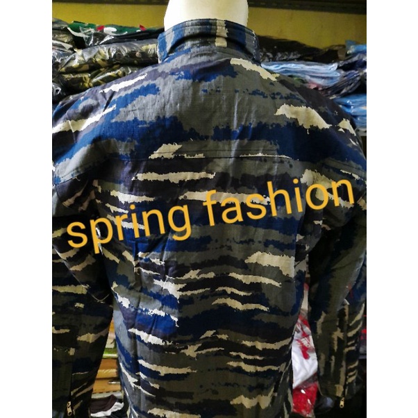 Jaket Loreng KRI - Jaket TNI AL Model Slim ABG