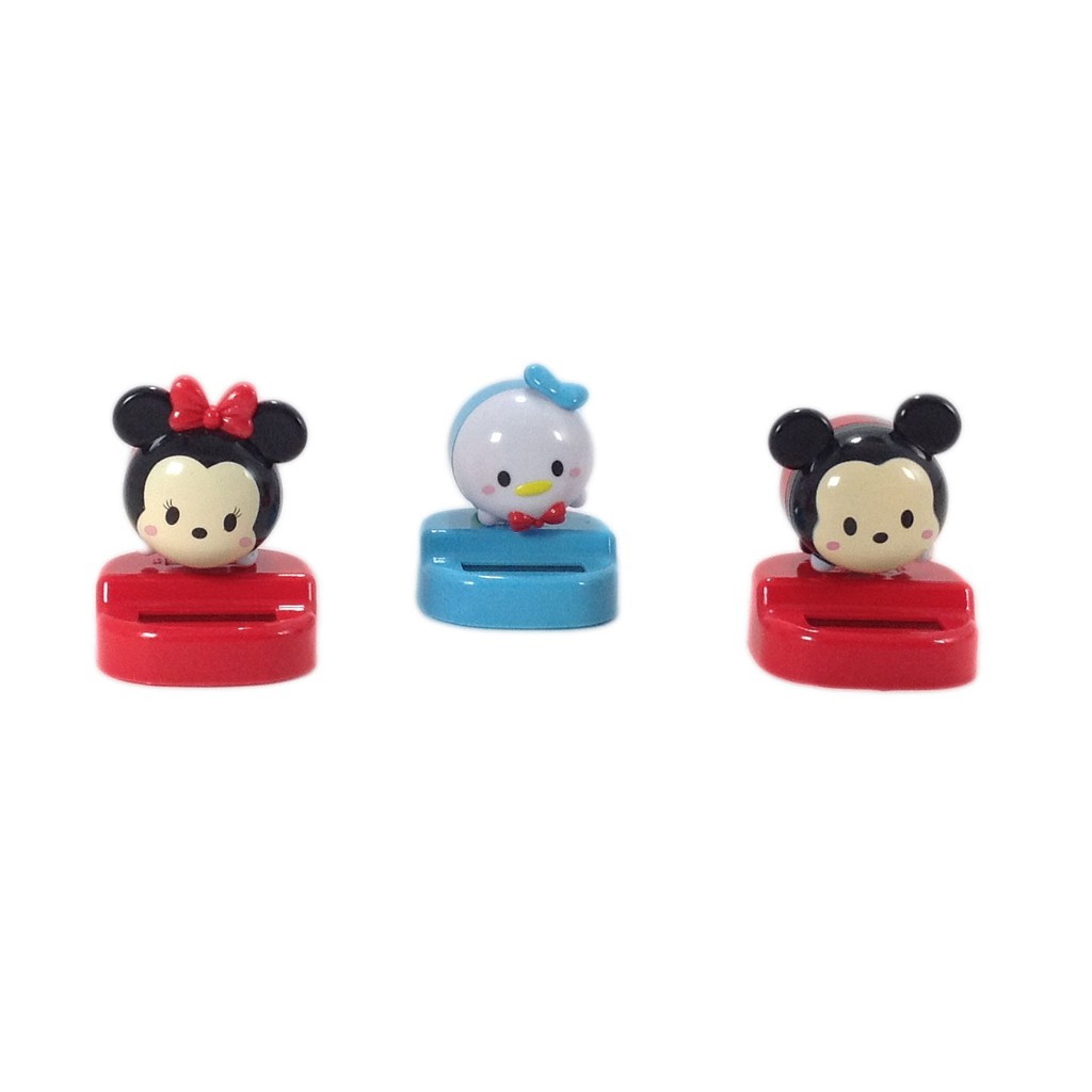 Pajangan Mobil solar swing disney tsum tsum 8cm