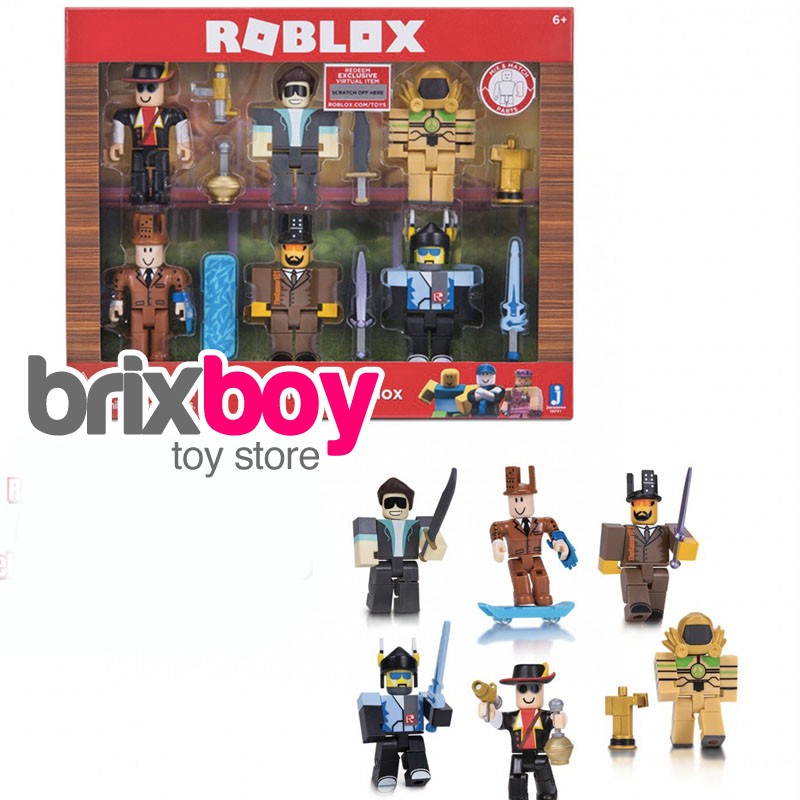 Roblox Minifigures Legends Of Roblox Set Six Figures Pack 1830 A - roblox action legends of roblox six figure pack box brand new