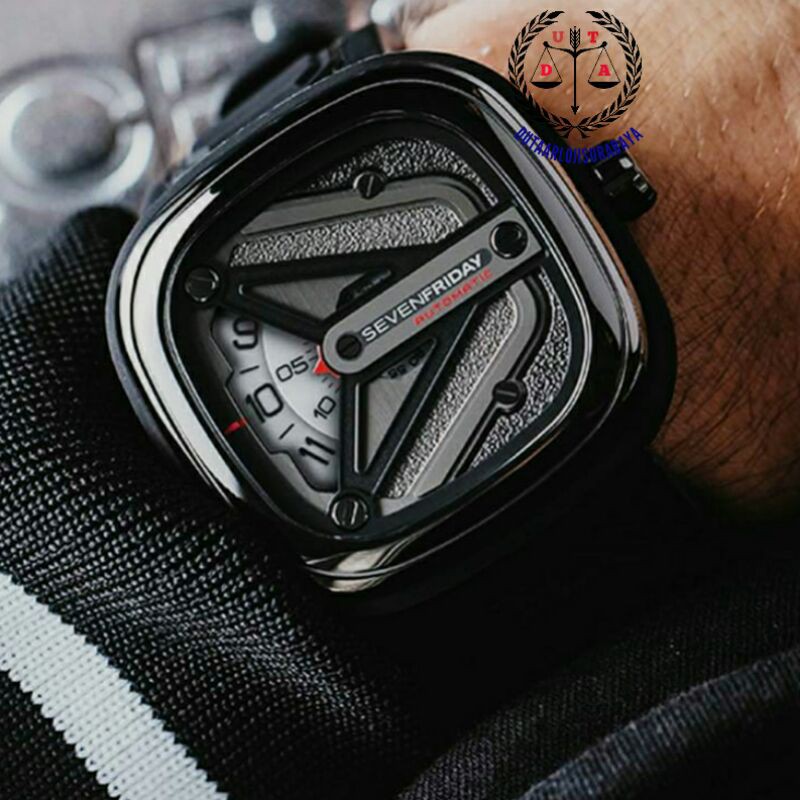 JAM TANGAN PRIA SEVENFRIDAY AUTOMATIC NFC FREE RUBBER