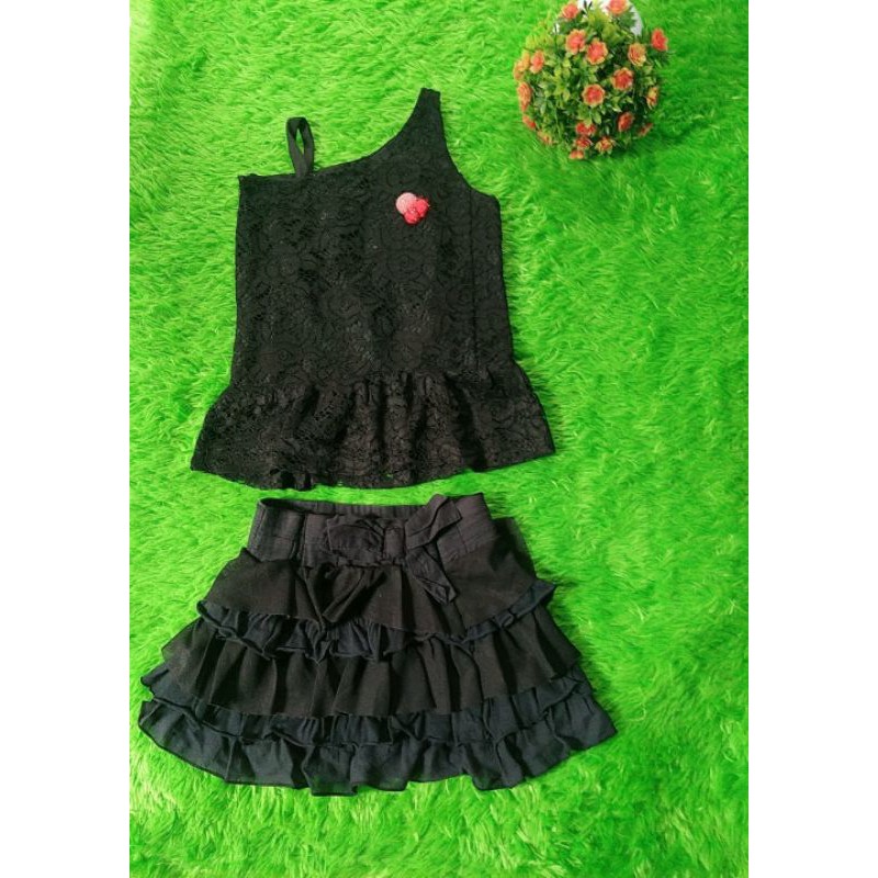 preloved setelan rok anak