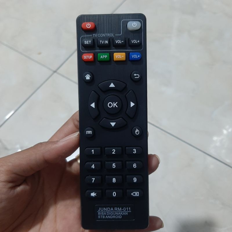 REMOTE REMOT STB ANDROID TV BOX MXQ PRO MX10 H96 V88 SEPERTI ORIGINAL
