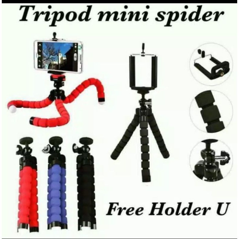 TRIPOD MINI SPIDER Holder U Medium / Tripod Mini Octopus