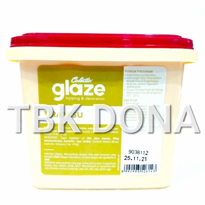 

[COD] Colatta Glaze Toping Rasa Tiramisu 1 Kg [COD]