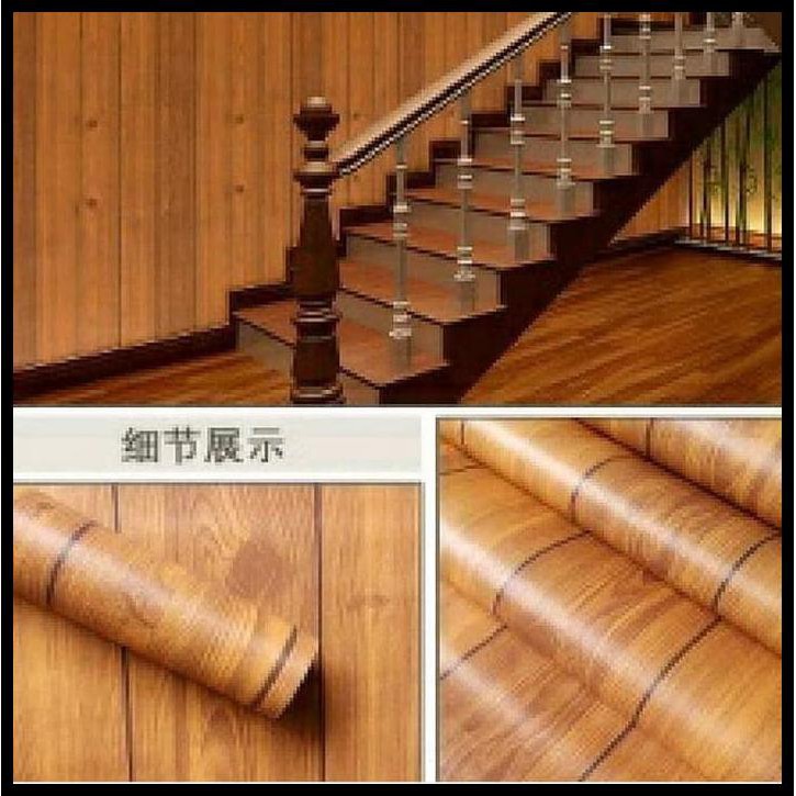 W55 WALLPAPER STICKER MOTIF PAPAN KAYU COKLAT WALLPAPER W55 WALLPAPER STICKER MOTIF PAPAN KAYU COKLAT WALLPAPER