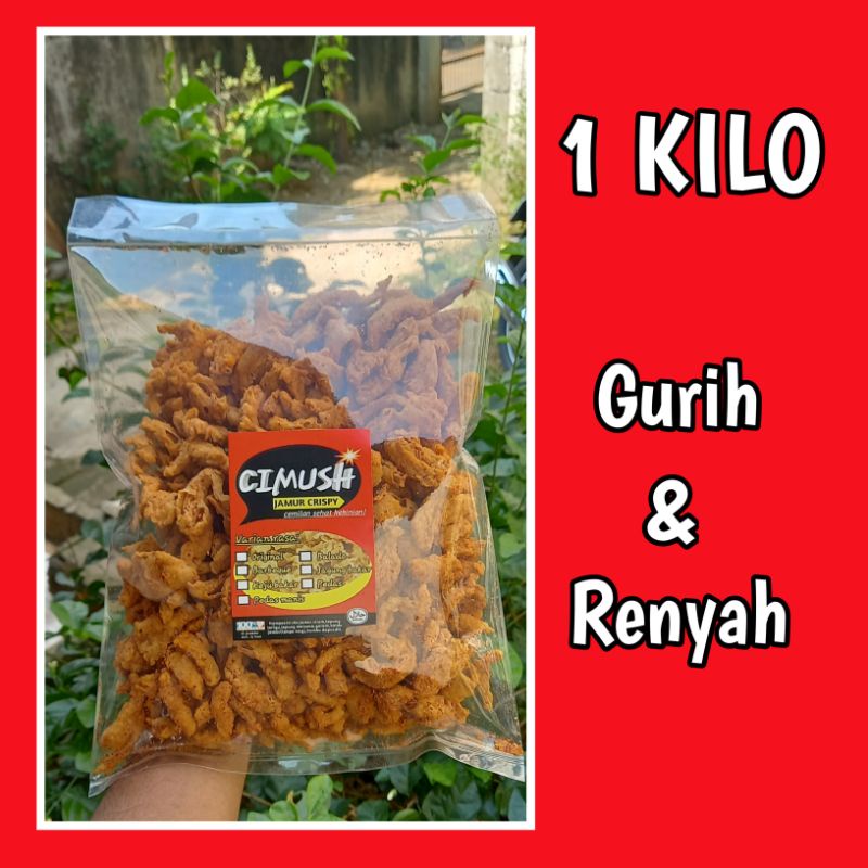 

JAMUR CRISPY/KERIPIK JAMUR 1KG