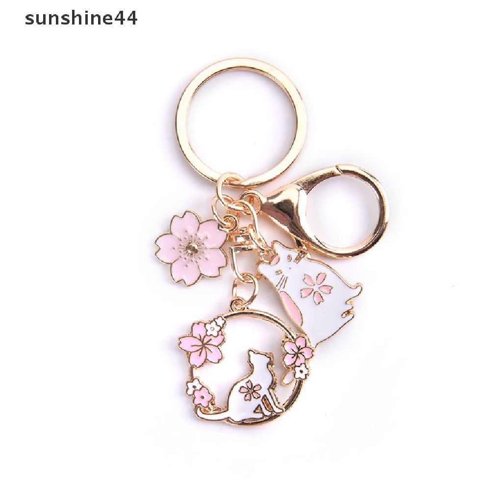 Sunshine Gantungan Kunci Bentuk Telapak Kaki Kucing Lucu Untuk Suvenir / Hadiah