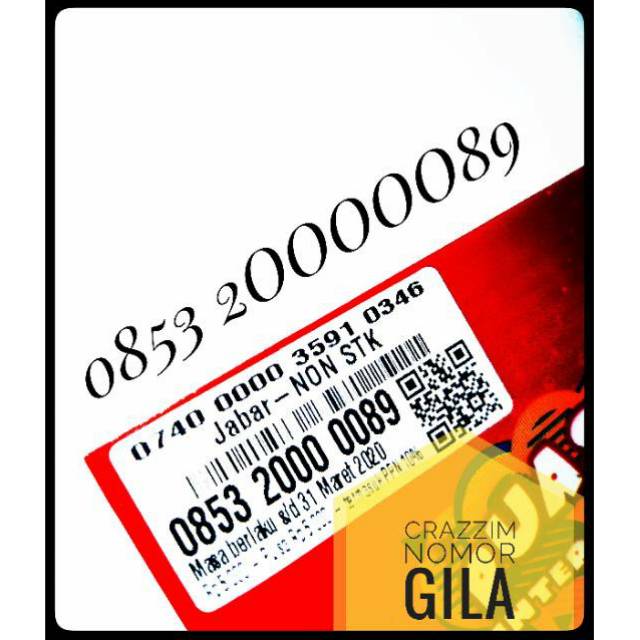 Nomor Cantik Telkomsel Kartu As Ratusan Ribuan Panca 00000. Nomor Cantik 89