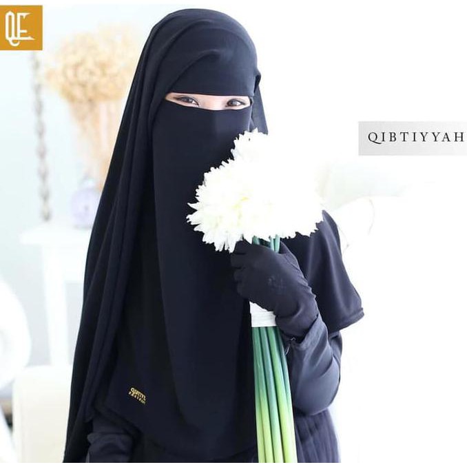 TUNIK KEKINIAN NIQAB QIBTIYYAH BASIC, NIQAB MALAYSIA, CADAR HR3