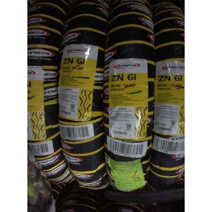 PAKETAN BAN TUBLES MOTOR MATIC HONDA MERK ZENEOS BAN KUALITAS EKSPOR