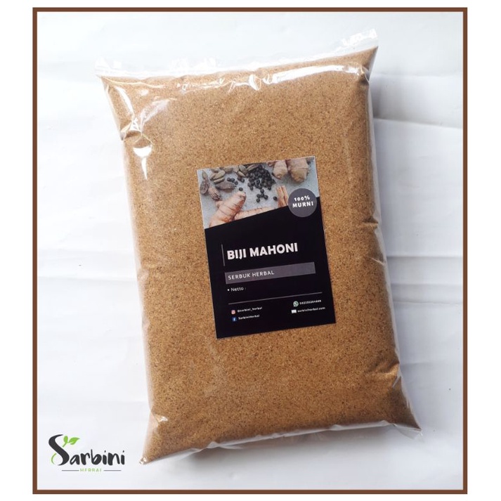 Biji Mahoni Bubuk Murni 1 kg / Serbuk Biji Mahoni