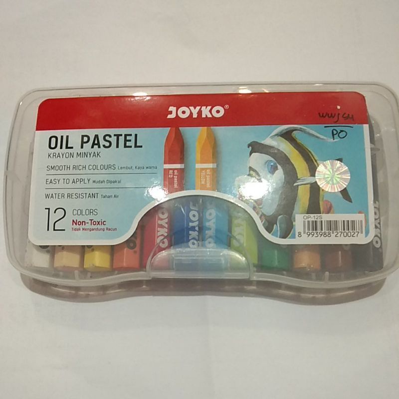 Oil Pastel Crayon Joyko 12 warna 18 warna  krayon