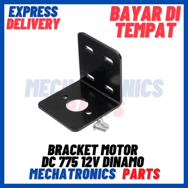 [DEV-9358] BRACKET MOTOR DC 775 12V DINAMO MESIN KAKI TAPAK DUDUKAN HOLDER BESI