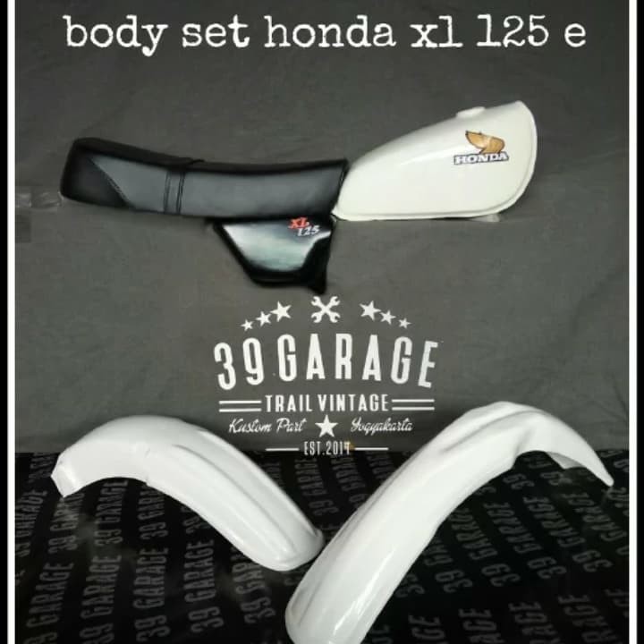 BODY SET TRAIL JADUL HONDA XL125 PUTIH diskon