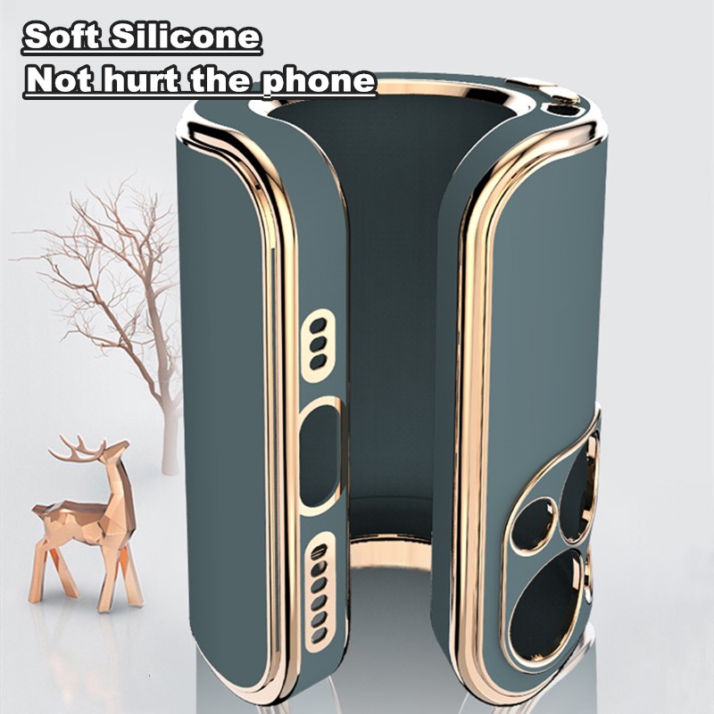 Case Bahan TPU Warna Polos Untuk iPhone 11 Pro Max 12 Pro Max 7 + 8 Plus X XR Xs Max