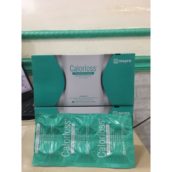 calorloss 1 strip isi 6 tablet