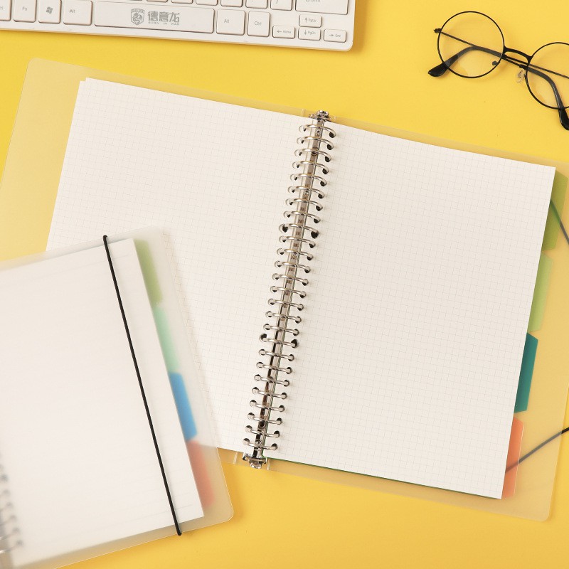 

HJK Binder Note White Cover Transparant ( Dengan Isi / Tanpa Isi Loose Leaf ) - A5 ~ A4