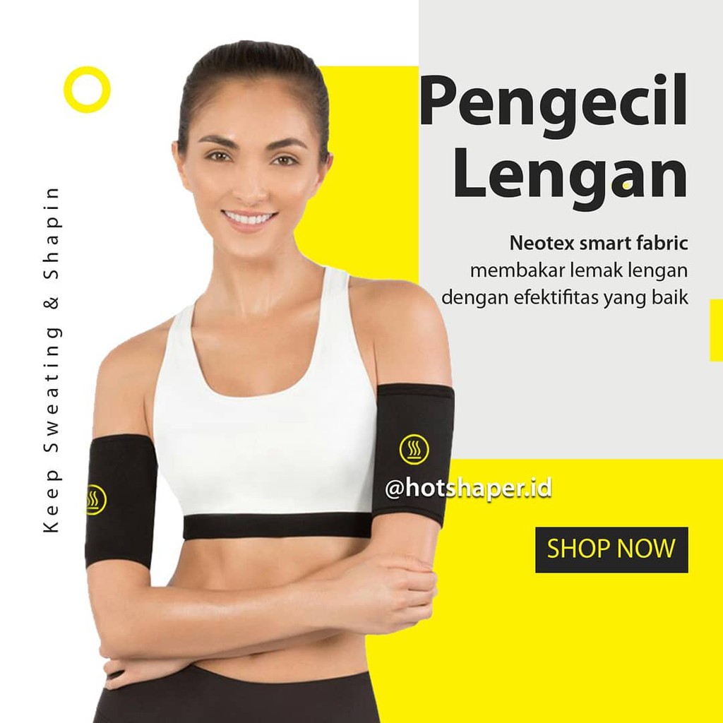 KORSET LENGAN HOT SHAPERS ARM KORSET PELANGSING PENGECIL LENGAN