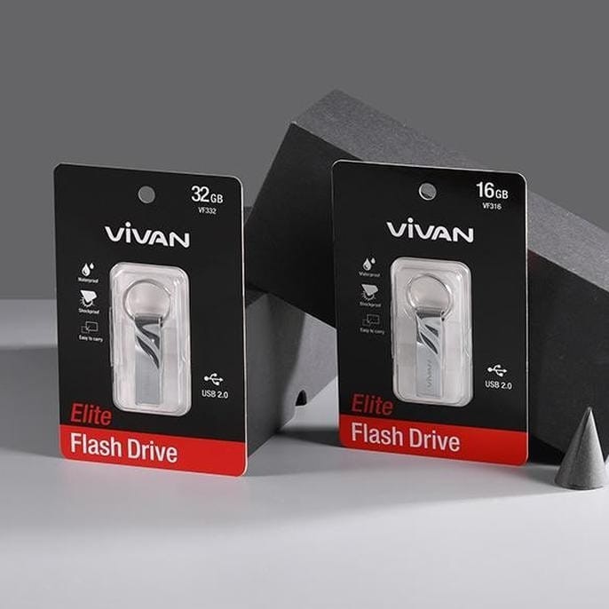 Vivan Flashdisk VF316 16GB / VF332 32GB / VF364 64GB Waterproof