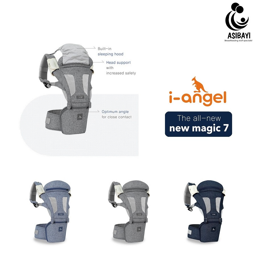 I-Angel New Magic 7 Folding Hipseat Carrier Gendongan Bayi Bisa Dilipat