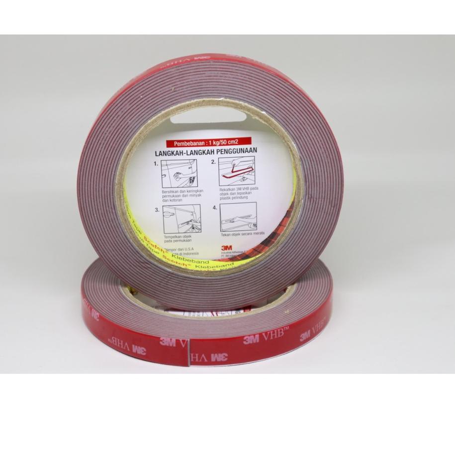 

Kekinian - Double Tape 3M VHB 12 mm x 4,5 m ORIGINAL / DOUBLE FOAM TAPE