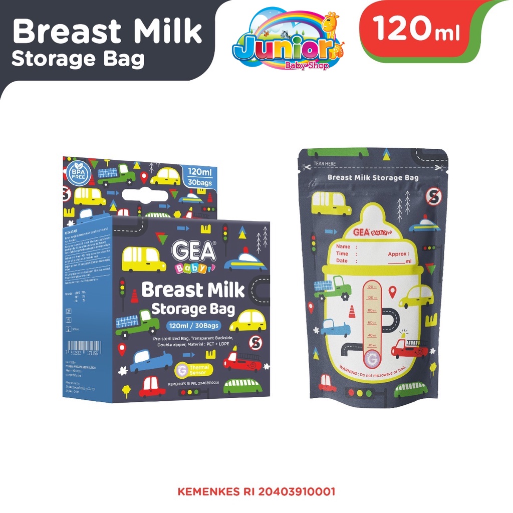 TERMURAH! GEA Baby Breast Milk Storage Bag 120ml