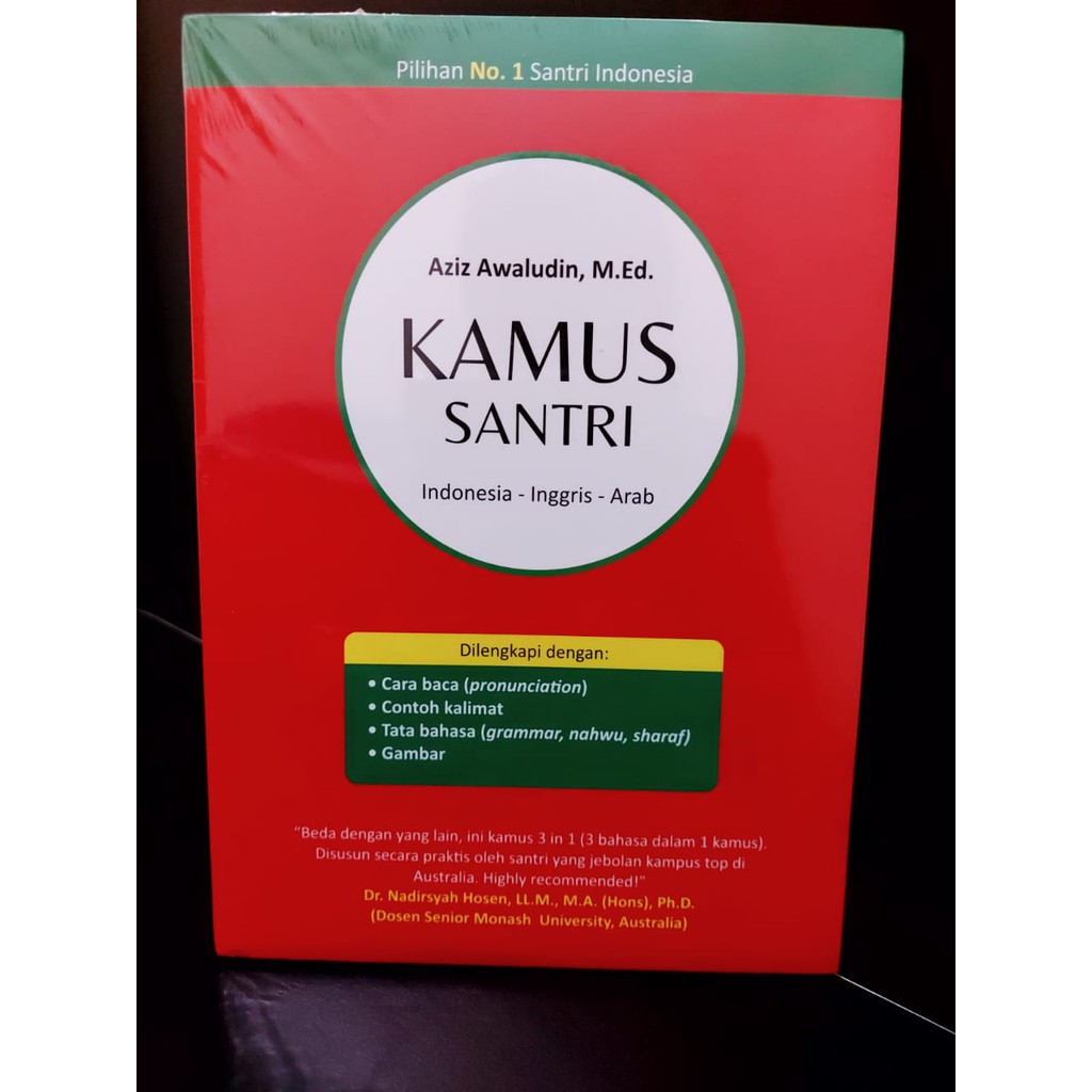 Kamus 3 Bahasa (Indonesia-Inggris-Arab) Terbaik dan Gaul untuk Para Santri