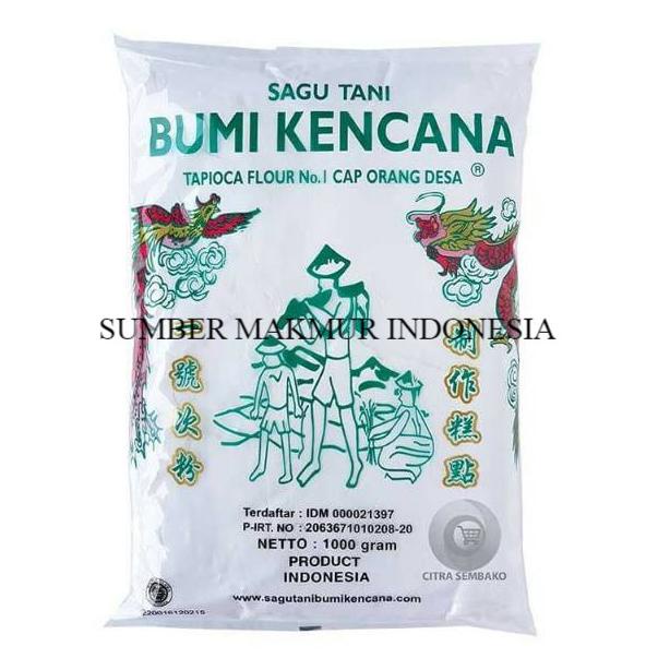 

TERLARIS SAGU TANI BUMI KENCANA CAP ORANG DESA- 1 KG ISI 10 PCS