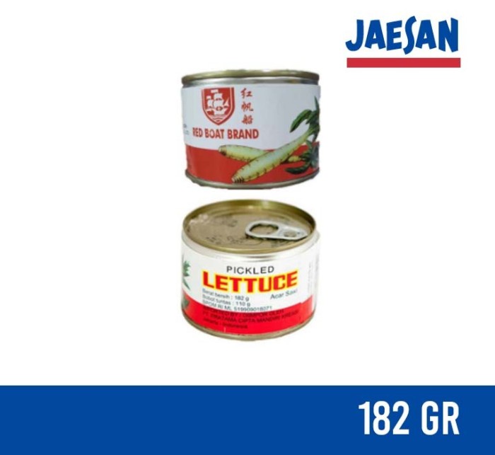 

Acar Selada Chaisim Kaleng 182gr / Pickled Lettuce Red Boat Brand