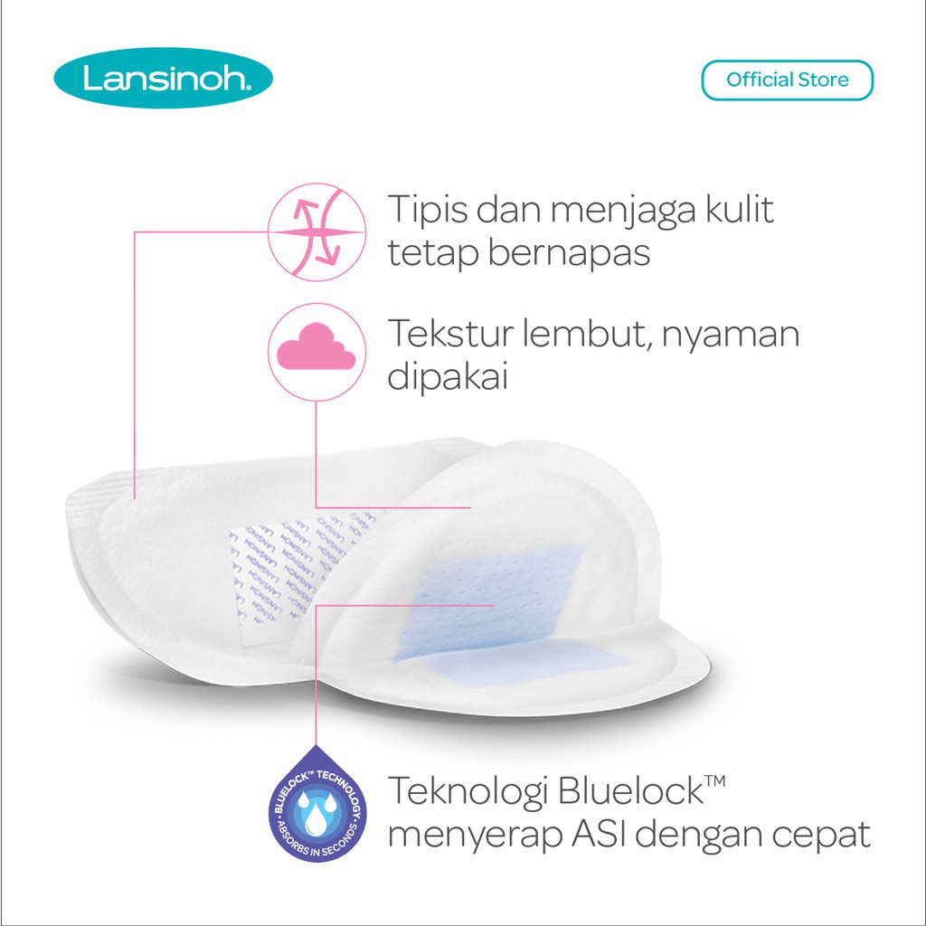 Castle - Lansinoh Disposable Nursing Pads - Breast pad