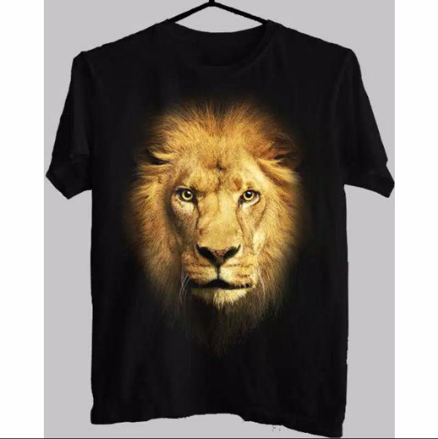 Kaos 3d Distro Satuan Animal Hewan Binatang Lion King Singa Garang