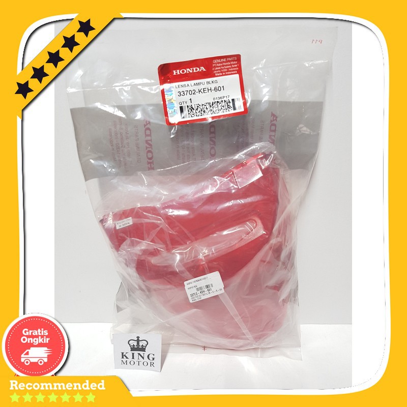 Spare Part Motor Mika Stoplamp Lampu Stop Rem Belakang Honda Verza 33702-Keh-601 Ori Original Hgp