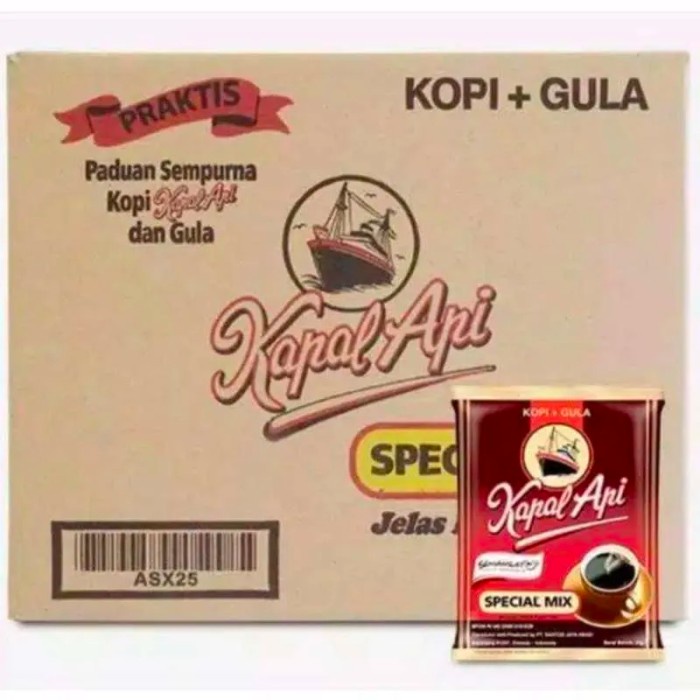

Kapal Api Mix isi 5 Renceng (50bks)