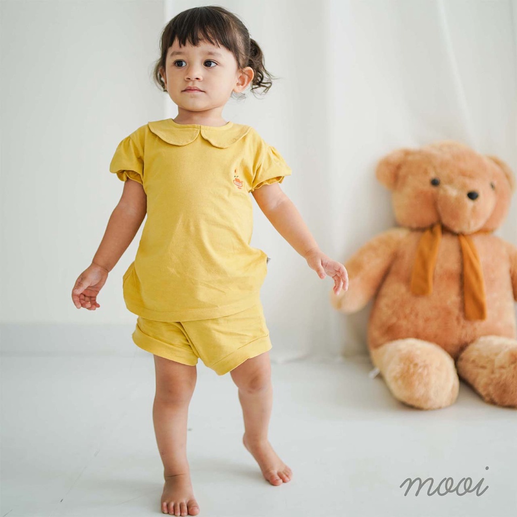 PROMO 7.7 PROMO BAJU LEBARAN MURAH MOOI JOICE SET BAJU PENDEK CELANA PENDEK BAJU SETELAN ANAK FASHION ANAK PEREMPUAN 6 BULAN - 3 TAHUN