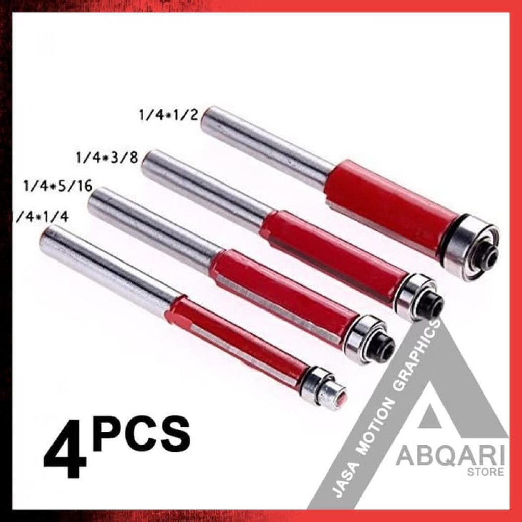 STRAIGHT BIT / FLUSH TRIM BIT / MATA PROFIL HPL DECO / EDGE TRIMMER