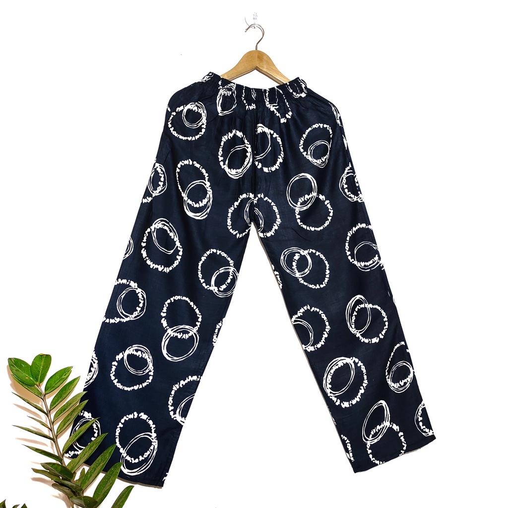 Celana Tidur Kulot Panjang Wanita Bahan Rayon